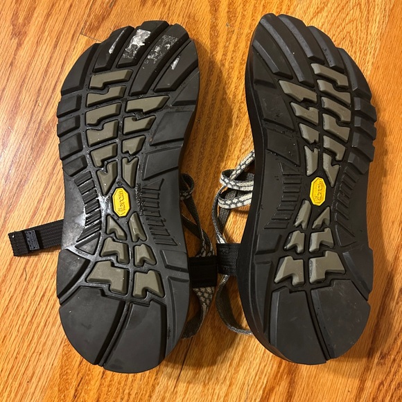 Women’s Chacos ZX2 Sandals Light Beam Black Cream Gray 9 Shoes Chaco - Picture 2 of 7